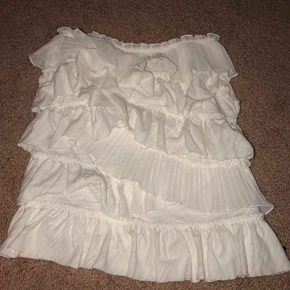 Strapless shirt